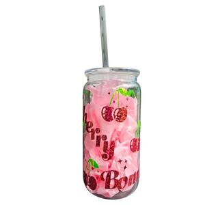 Cherry Bomb Tumbler Travel Cup With Straw